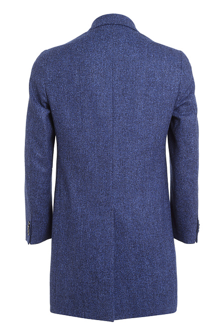 Пальто для мужчин бренда Meucci (Италия), арт. MI 53062081/4048 - фото. Цвет: Синий. Купить в интернет-магазине https://shop.meucci.ru
