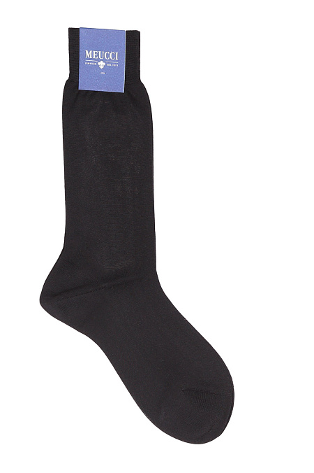 Носки для мужчин бренда Meucci (Италия), арт. 600 Nero - фото. Цвет: Черный. Купить в интернет-магазине https://shop.meucci.ru
