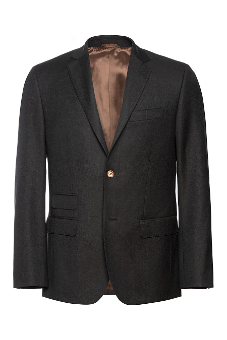 Мужской пиджак темно-коричневый из шерсти  Meucci (Италия), арт. MI 2200191/11018 - фото. Цвет: Темно-коричневый. Купить в интернет-магазине https://shop.meucci.ru

