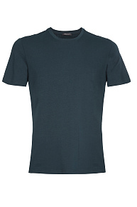 Базовая футболка синего цвета  (TSH-1023-6)