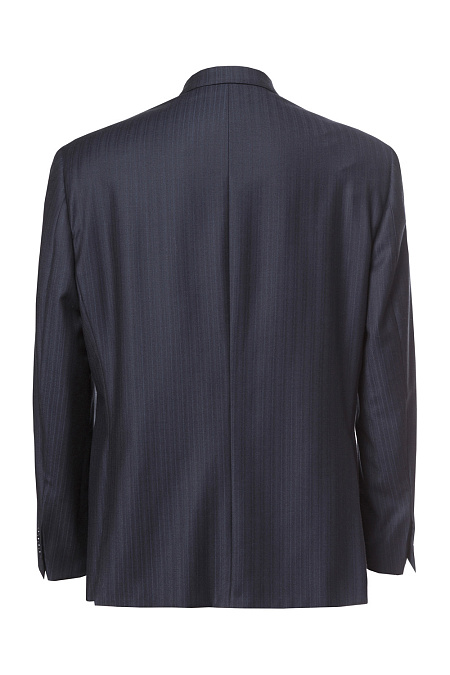 Мужской прямой классический костюм в полоску Meucci (Италия), арт. CL2300132/284 - фото. Цвет: Серый в полоску.