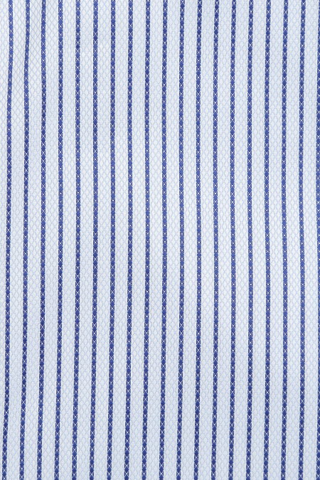 Модная мужская приталенная рубашка голубого цвета арт. SL 93405 R 10171/151541 от Meucci (Италия) - фото. Цвет: Голубой, рисунок полоска. Купить в интернет-магазине https://shop.meucci.ru

