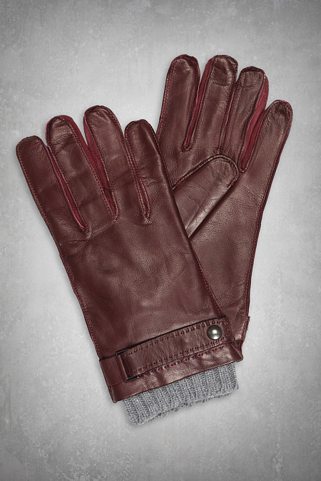 Перчатки для мужчин бренда Meucci (Италия), арт. 2718 BORDEAUX - фото. Цвет: Бордовый. Купить в интернет-магазине https://shop.meucci.ru
