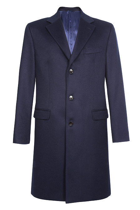 Кашемировое пальто темно-синего цвета  для мужчин бренда Meucci (Италия), арт. MI 5300191PZ/11908 - фото. Цвет: Темно-синий. Купить в интернет-магазине https://shop.meucci.ru
