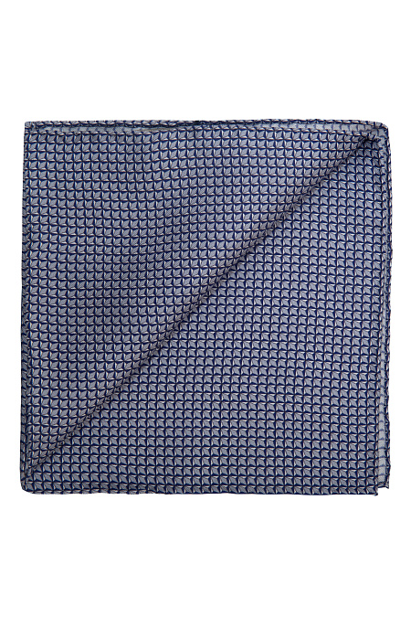 Платок для мужчин бренда Meucci (Италия), арт. 7306/2 - фото. Цвет: Синий\Серый. Купить в интернет-магазине https://shop.meucci.ru
