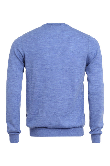 Мужской брендовый пуловер арт. ME02/20900 Meucci (Италия) - фото. Цвет: Голубой. Купить в интернет-магазине https://shop.meucci.ru
