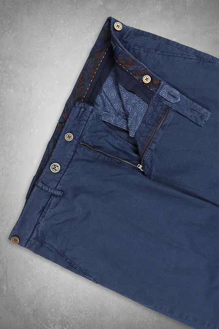 Мужские брендовые брюки арт. TS001X BLUE Meucci (Италия) - фото. Цвет: Темно-синий. Купить в интернет-магазине https://shop.meucci.ru
