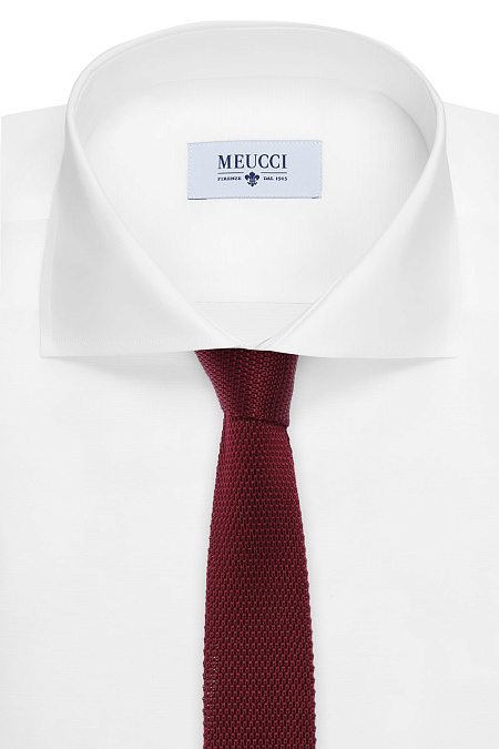 Шелковый галстук для мужчин бренда Meucci (Италия), арт. 89071/3 - фото. Цвет: Красный. Купить в интернет-магазине https://shop.meucci.ru
