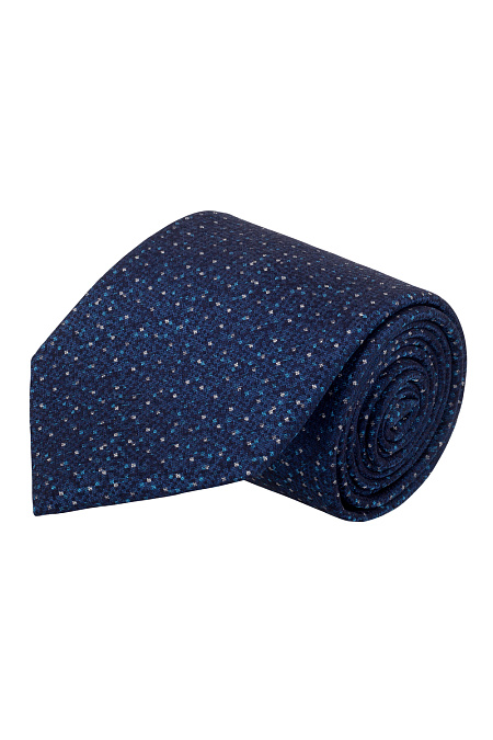 Шелковый галстук для мужчин бренда Meucci (Италия), арт. 44159/1 - фото. Цвет: Темно-синий. Купить в интернет-магазине https://shop.meucci.ru
