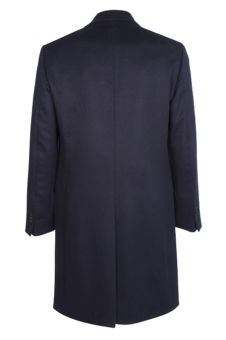 Пальто из шерсти с кашемиром темно-синего цвета  для мужчин бренда Meucci (Италия), арт. MI 5300191EZ/11911 - фото. Цвет: Темно-синий. Купить в интернет-магазине https://shop.meucci.ru
