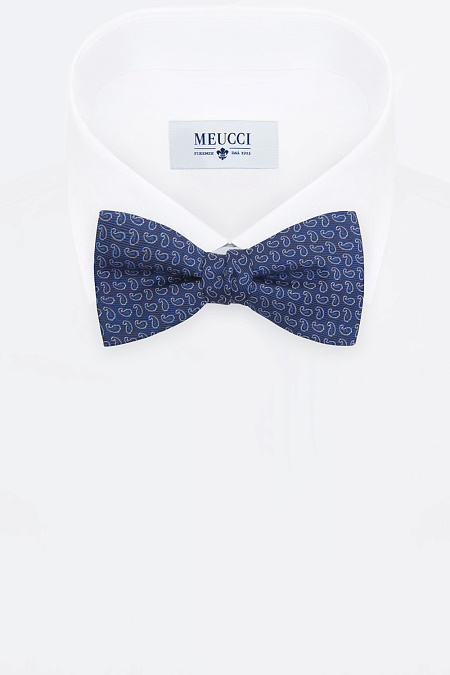 Бабочка для мужчин бренда Meucci (Италия), арт. 89120/2 - фото. Цвет: Синий. Купить в интернет-магазине https://shop.meucci.ru

