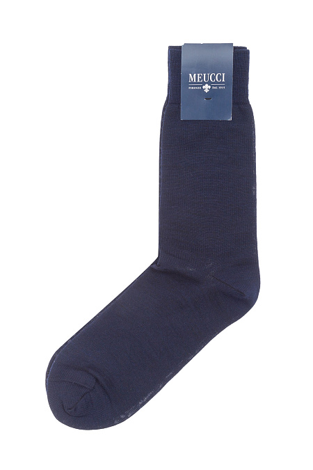 Носки для мужчин бренда Meucci (Италия), арт. RS06/02 - фото. Цвет: Синий. Купить в интернет-магазине https://shop.meucci.ru
