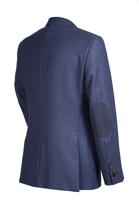 Мужской темно-синий пиджак с патчами Meucci (Италия), арт. MW8-0109 - фото. Цвет: Синий. Купить в интернет-магазине https://shop.meucci.ru

