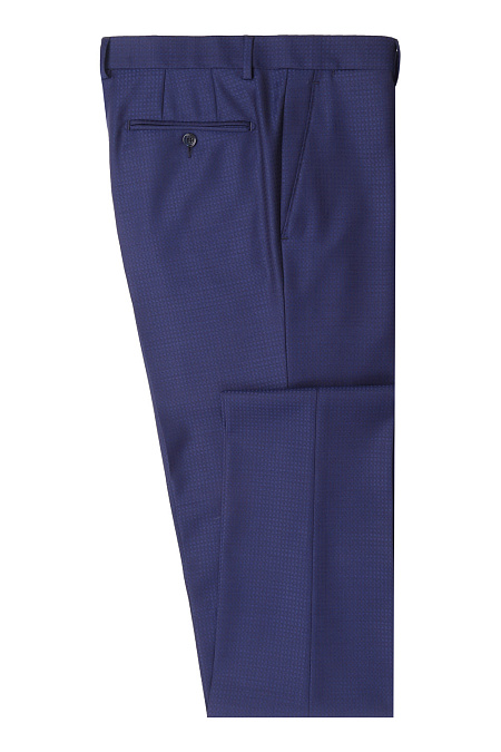 Мужской классический костюм синего цвета Meucci (Италия), арт. MI 2200181/9032 - фото. Цвет: Синий c микродизайном.