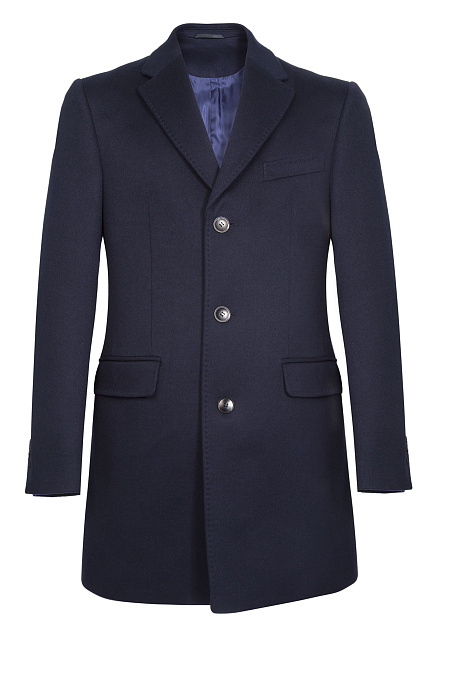 Кашемировое пальто темно-синего цвета  для мужчин бренда Meucci (Италия), арт. MI 5300191EZ/11913 - фото. Цвет: Темно-синий. Купить в интернет-магазине https://shop.meucci.ru
