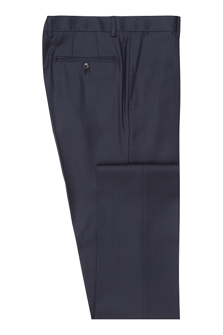 Мужские брендовые классические темно-синие брюки арт. MI 30081/9034 Meucci (Италия) - фото. Цвет: Темно-синий. Купить в интернет-магазине https://shop.meucci.ru
