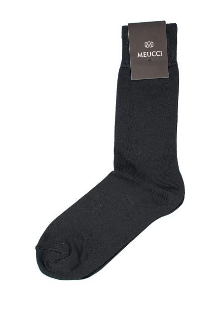 Классические темно-синие носки для мужчин бренда Meucci (Италия), арт. MS02/02 - фото. Цвет: Темно-синий. Купить в интернет-магазине https://shop.meucci.ru
