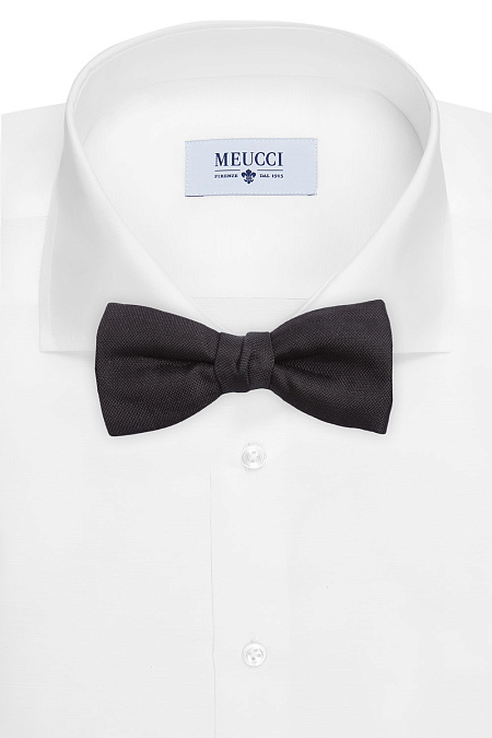 Бабочка для мужчин бренда Meucci (Италия), арт. 8049/1 - фото. Цвет: Черный. Купить в интернет-магазине https://shop.meucci.ru
