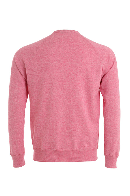 Джемпер розового цвета с круглой горловиной для мужчин бренда Meucci (Италия), арт. 57130/23210/230 - фото. Цвет: Розовый. Купить в интернет-магазине https://shop.meucci.ru
