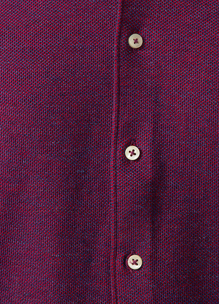 Модная мужская яркая хлопковая рубашка арт. 60112/70000/201 от Meucci (Италия) - фото. Цвет: Сливовый. Купить в интернет-магазине https://shop.meucci.ru

