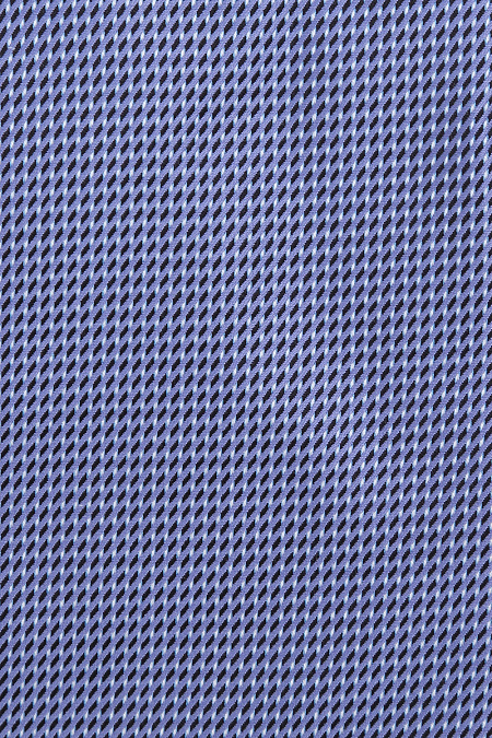 Мужская брендовая синяя рубашка casual с микродизайном арт. SL 90102 R 22171/151530 Meucci (Италия) - фото. Цвет: Синий, микродизайн. 
