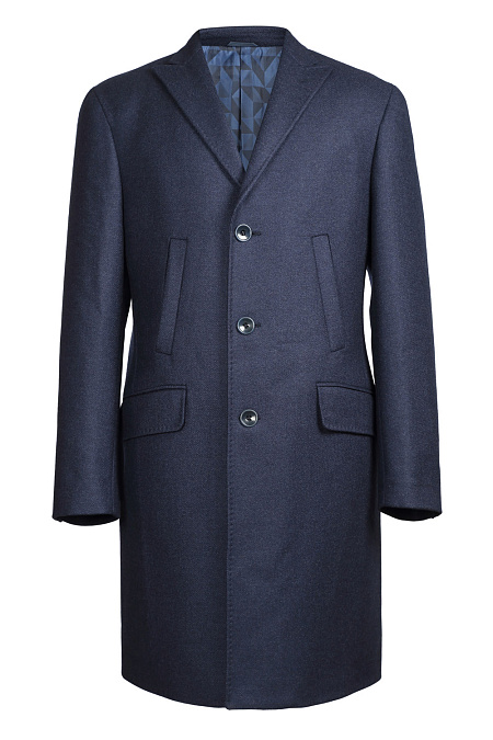 Пальто для мужчин бренда Meucci (Италия), арт. MI 5322161/4006 - фото. Цвет: Темно-синий. Купить в интернет-магазине https://shop.meucci.ru
