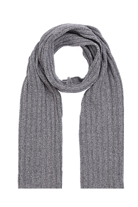 Серый шарф из шерсти и кашемира для мужчин бренда Meucci (Италия), арт. 033Y72/2258 - фото. Цвет: Серый. Купить в интернет-магазине https://shop.meucci.ru
