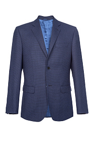 Пиджак с сине-черным жаккардовым дизайном  (MI 1200181DR/11637)
