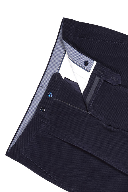 Мужские брендовые брюки арт. SP 31051/1078 Meucci (Италия) - фото. Цвет: Синий, микродизайн. Купить в интернет-магазине https://shop.meucci.ru
