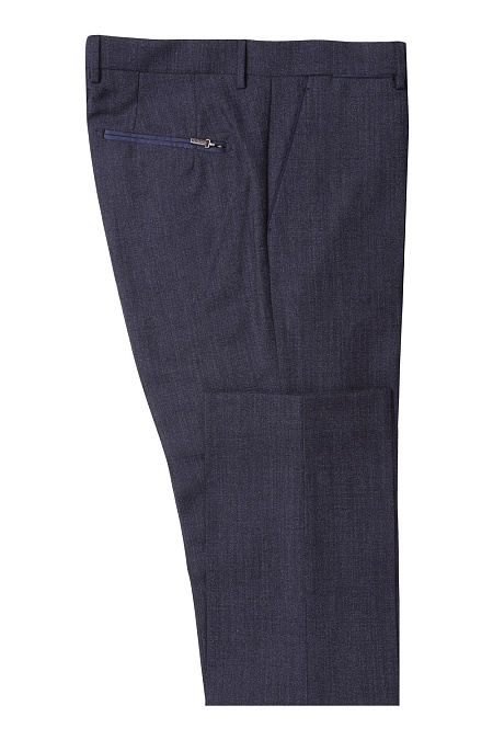 Мужские брендовые брюки арт. RD3009 NAVY Meucci (Италия) - фото. Цвет: Темно-синий. Купить в интернет-магазине https://shop.meucci.ru
