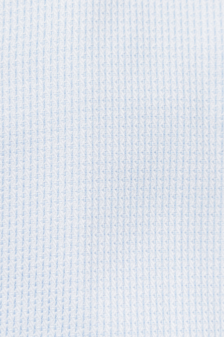 Светло-голубая рубашка с микродизайном для мужчин бренда Meucci (Италия), арт. SL 9020 R BAS 0291/182063 - фото. Цвет: Светло-голубой. Купить в интернет-магазине https://shop.meucci.ru
