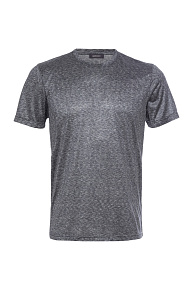 Шелковая футболка серого цвета (60125/96799/098)