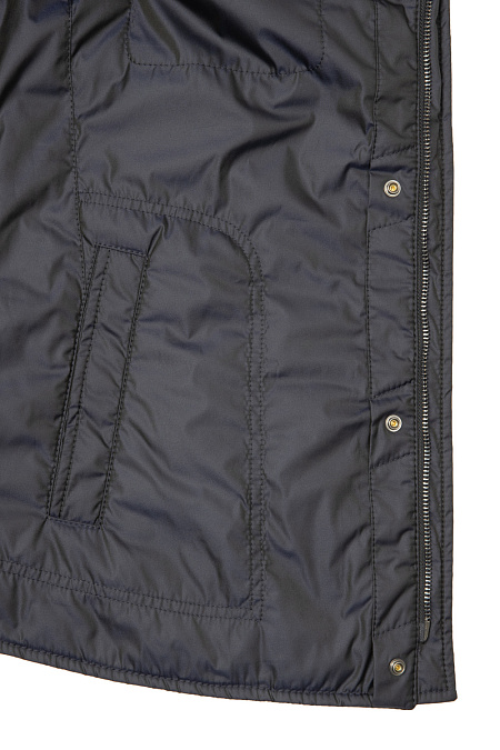 Легкая утеплённая куртка тёмно-синяя  для мужчин бренда Meucci (Италия), арт. 9038 - фото. Цвет: Тёмно-синий. Купить в интернет-магазине https://shop.meucci.ru
