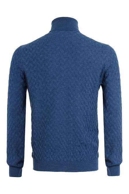Мужской брендовый свитер арт. 58135/14235/575 Meucci (Италия) - фото. Цвет: Синий. Купить в интернет-магазине https://shop.meucci.ru

