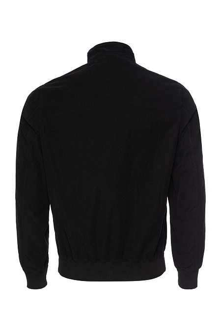 Легкая куртка-ветровка из тонкого хлопкового вельвета для мужчин бренда Meucci (Италия), арт. 78194/50801/099 - фото. Цвет: Черный . Купить в интернет-магазине https://shop.meucci.ru
