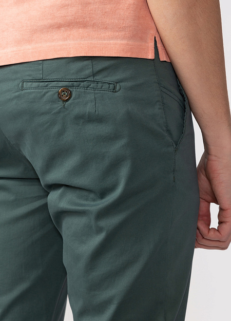 Мужские брендовые зеленые брюки casual арт. BN0002BX TREKKING Meucci (Италия) - фото. Цвет: Зеленый. Купить в интернет-магазине https://shop.meucci.ru
