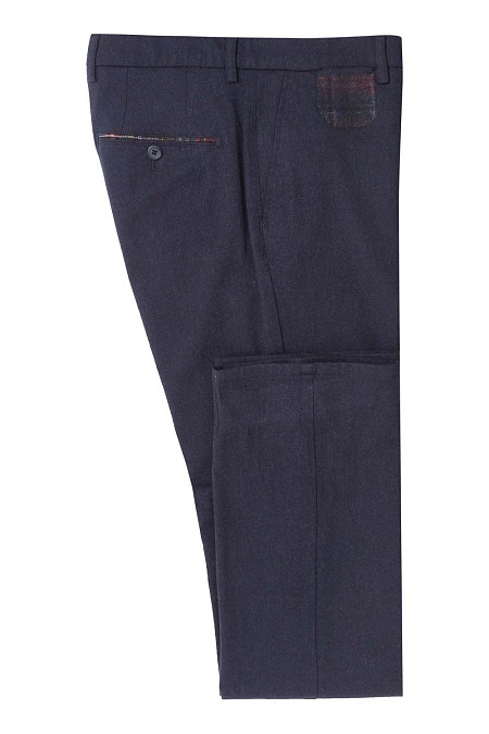 Мужские брендовые брюки арт. CM3009X BLUE Meucci (Италия) - фото. Цвет: Тёмно-синий. Купить в интернет-магазине https://shop.meucci.ru
