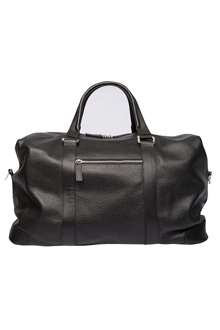 Кожаная дорожная сумка черная  для мужчин бренда Meucci (Италия), арт. O-78123 - фото. Цвет: Черный. Купить в интернет-магазине https://shop.meucci.ru
