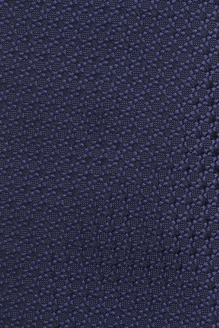 Темно-синий галстук с микродизайном для мужчин бренда Meucci (Италия), арт. J1542/1 - фото. Цвет: Темно-синий. Купить в интернет-магазине https://shop.meucci.ru
