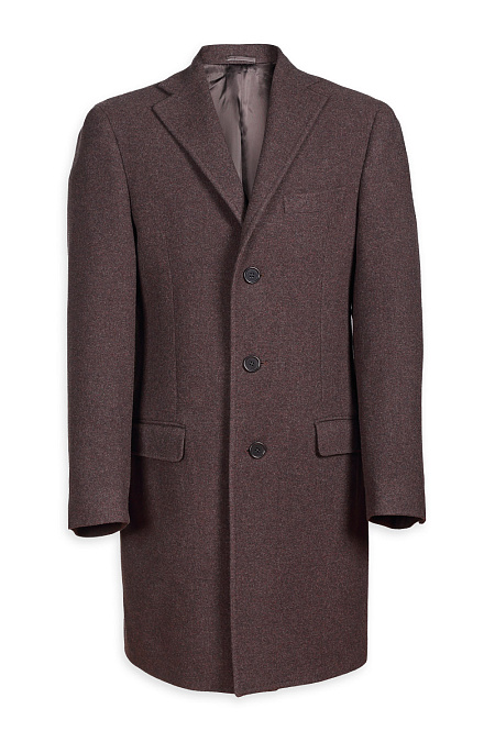 Пальто для мужчин бренда Meucci (Италия), арт. MI 5300151/903 - фото. Цвет: Коричневый. Купить в интернет-магазине https://shop.meucci.ru
