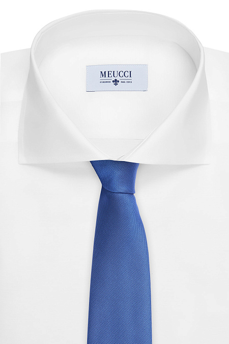 Галстук для мужчин бренда Meucci (Италия), арт. 8044/3 - фото. Цвет: Синий. Купить в интернет-магазине https://shop.meucci.ru
