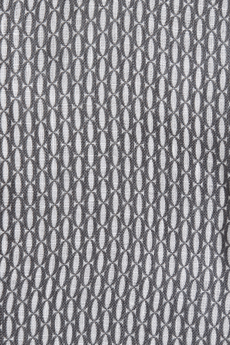 Модная мужская серая рубашка из льна с принтом арт. MS18147 от Meucci (Италия) - фото. Цвет: Серый. Купить в интернет-магазине https://shop.meucci.ru

