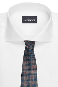 Шелковый галстук с мелким цветным орнаментом (EKM212202-8)