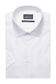 Рубашка белая с коротким рукавом (SL 9020 RL BAS 0191/182050 K)