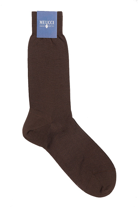 Носки для мужчин бренда Meucci (Италия), арт. 700 NEGRO - фото. Цвет: Коричневый. Купить в интернет-магазине https://shop.meucci.ru
