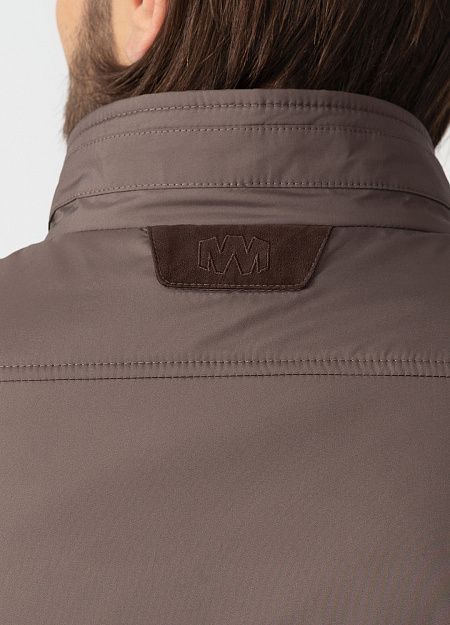 Демисезонная куртка для мужчин бренда Meucci (Италия), арт. 32212 - фото. Цвет: Коричневый. Купить в интернет-магазине https://shop.meucci.ru
