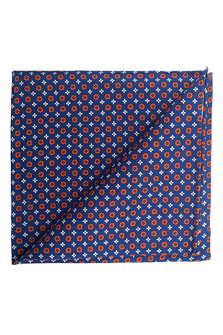 Платок для мужчин бренда Meucci (Италия), арт. 7606/1 - фото. Цвет: Темно-синий. Купить в интернет-магазине https://shop.meucci.ru
