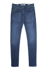 Летние джинсы синие с эффектом потертости  (CA7.5JBl.Gr.3 SL)