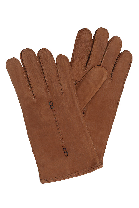 Коричневые кожаные перчатки для мужчин бренда Meucci (Италия), арт. 2520 BROWN - фото. Цвет: Коричневый. Купить в интернет-магазине https://shop.meucci.ru
