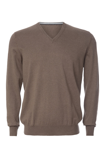 Пуловер коричневого цвета для мужчин бренда Meucci (Италия), арт. 57131/23291/160 - фото. Цвет: Коричневый. Купить в интернет-магазине https://shop.meucci.ru
